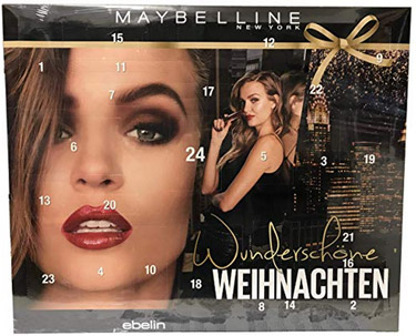 Maybelline New York Wunderschöne Weihnachten Ebeline Adventskalender 2018