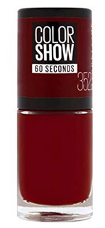 maybelline color show nagellack 352 downtown red