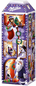 Milka 3D Haus Adventskalender 2019
