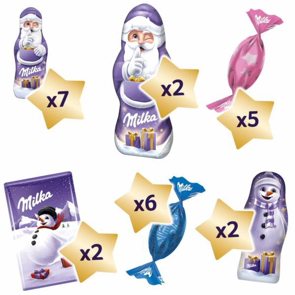 Inhalt - Milka Magic Mix Adventskalender