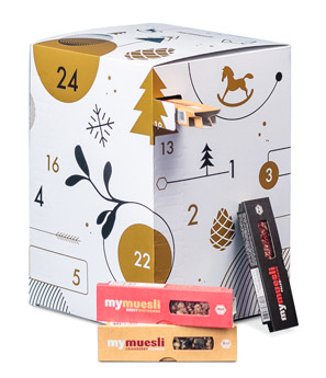 mymuesli Adventskalender 2018 - Müsliriegel