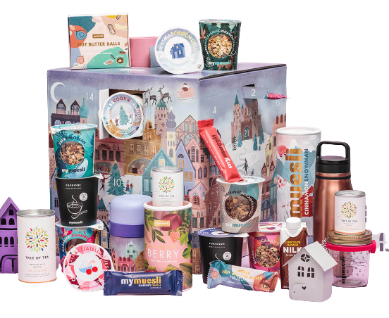 mymuesli Deluxe Adventskalender 2021 Inhalt