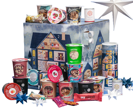mymuesli Premium Adventskalender 2021 Inhalt