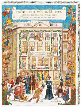 Schokoladen Adventskalender Café Niederegger