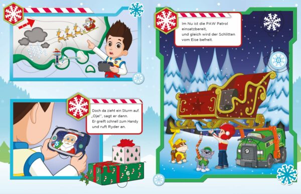 Inhalt - Paw Patrol Adventskalenderbuch 2019