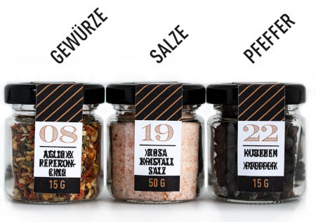 Inhalt PEPPERWORLD Gewürz-Adventskalender