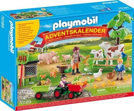 playmobil auf dem bauernhof adventskalender 2019
