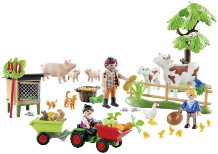 Inhalt PLAYMOBIL Adventskalender Auf dem Bauernhof
