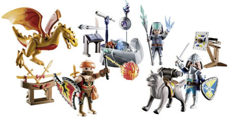 Inhalt Playmobil Adventskalender Kampf um den magischen Stein