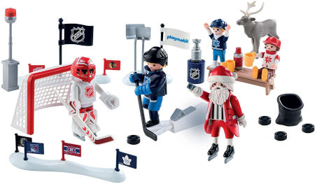 Inhalt PLAYMOBIL Eishockey Adventskalender