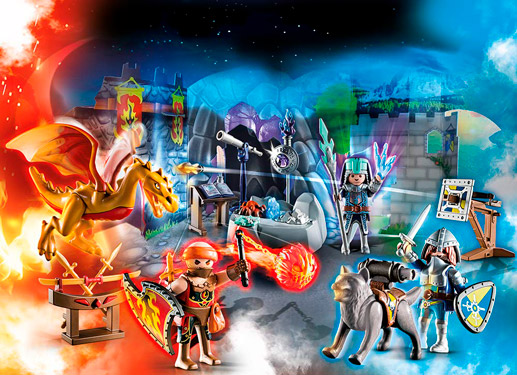playmobil kampf um den magischen stein adventskalender 2019