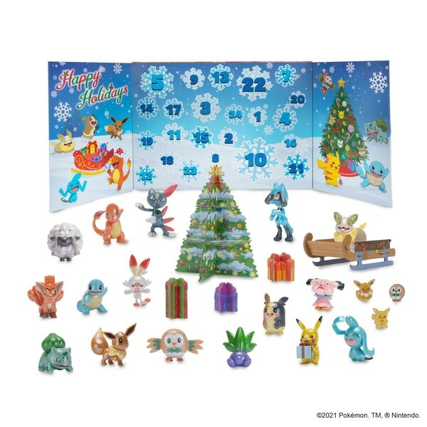 Pokémon Adventskalender - Inhalt - 2021