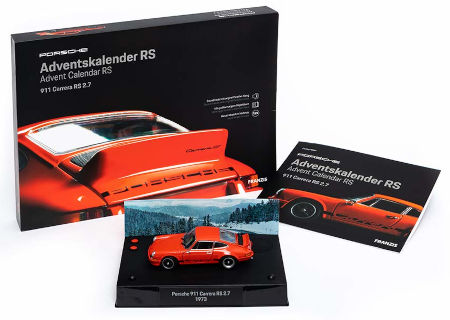 Inhalt PORSCHE Carrera Adventskalender 2020