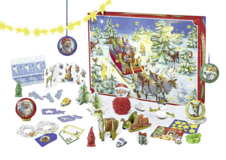 Inhalt Ravensburger Weihnachtsdeko Adventskalender