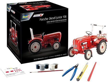 Revell 1036 Adventskalender Porsche Junior 108 Oldtimer Traktor Inhalt