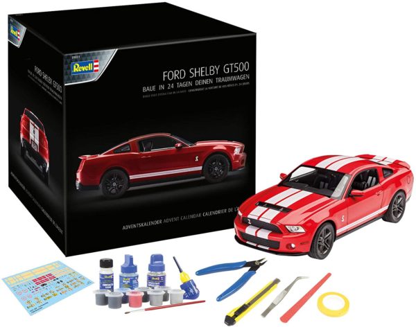 Inhalt Revell Adventskalender Dream Cars Ford Shelby