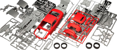 Inhalt Revell Adventskalender Dream Cars Ford Shelby