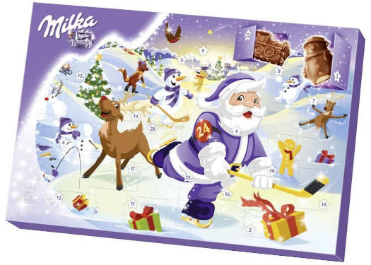 Rossmann Schokolade Milka Adventskalender