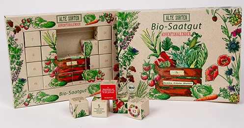 Inhalt - Saatgut Adventskalender 2021
