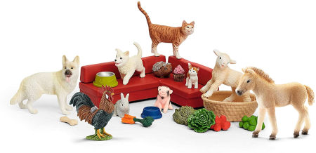 Inhalt Schleich Adventskalender Farm World 2018