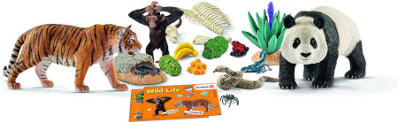 Inhalt Schleich Adventskalender Wild Life 2017