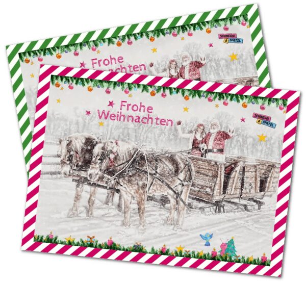 Inhalt - Schneggi & Spatzl Adventskalender Erlebnis-Set 2021