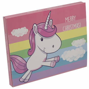 Schokolade Einhord 3D Adventskalender