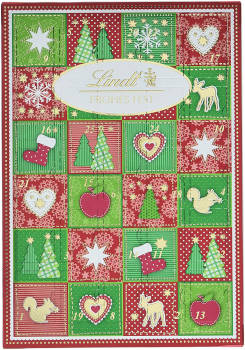 Schokolade Lindt & Sprüngli Mini-Tisch Adventskalender