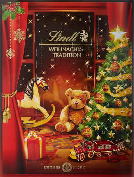 Schokolade Lindt Weihnachtstradition Adventskalender 2019