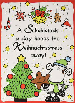 Schokolade Sheepworld Adventskalender