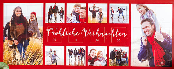 Beispiel Schokoladen Foto Adventskalender Smartphoto
