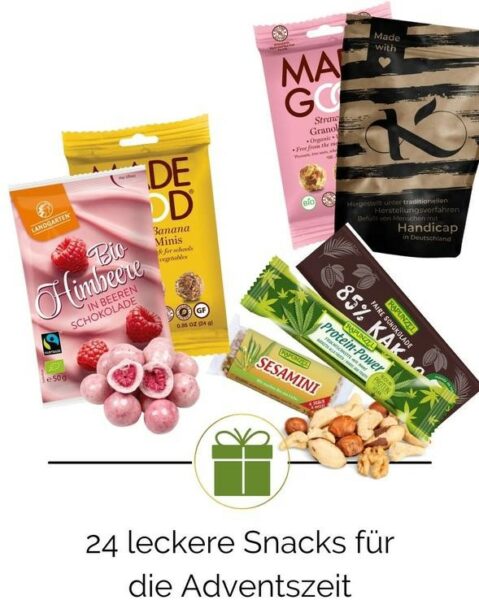 Inhalt - Snack Adventskalender 2021