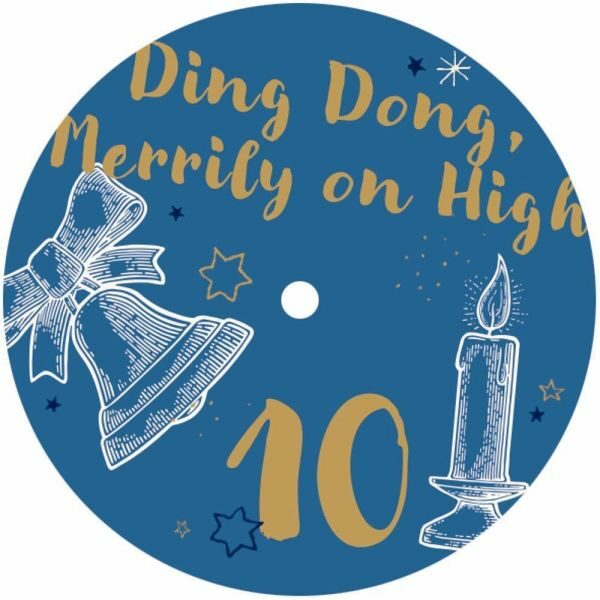 Sound-Adventskalender "It's Christmas Time": Vintage-Plattenspieler mit 24 Weihnachtssongs - Inhalt