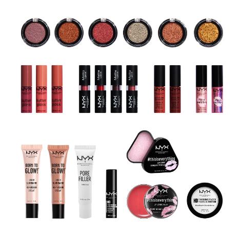 Contents: NYX Professional Makeup Diamonds and Ice Please Advent Calendar 2020