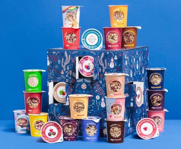 Inhalt: mymuesli Müsli Adventskalender 2020