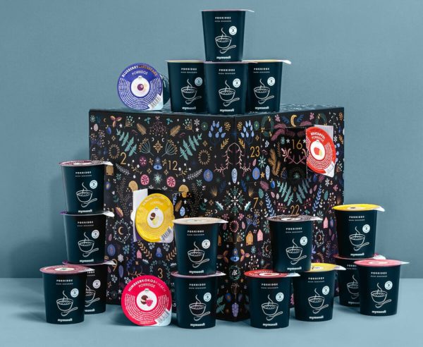 Inhalt: mymuesli Porridge2go Adventskalender 2020