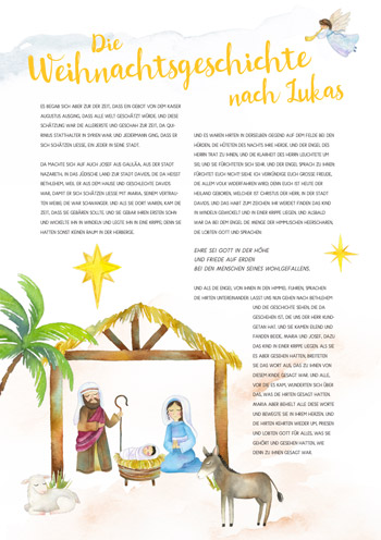 Weihnachtsgeschichte Lukas