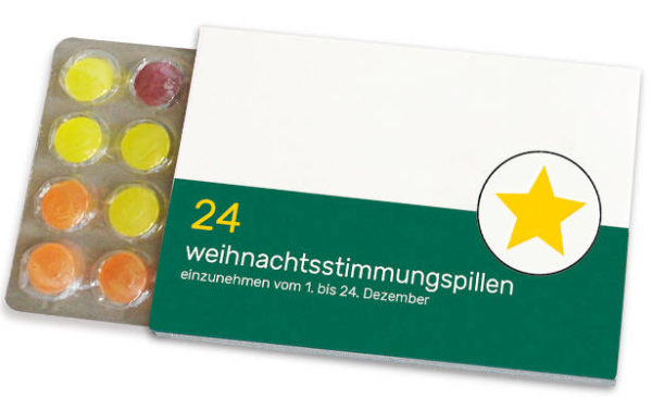Weihnachtsstimmungspillen Mini Adventskalender To Go