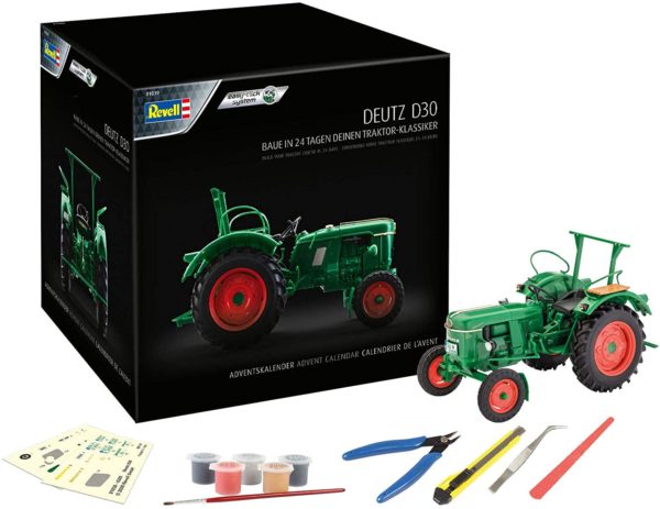 Inhalt Oldtimer-Traktor Adventskalender 2020